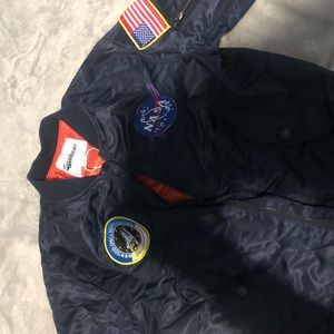 NASA light bomber jacket
